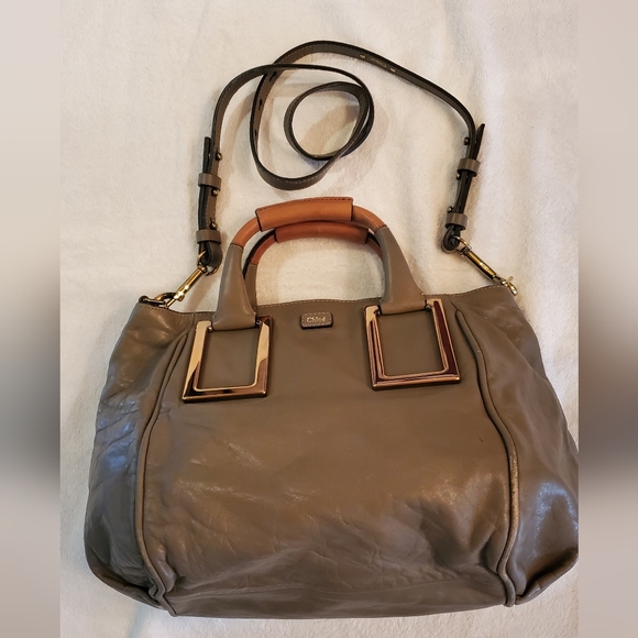 Chloe Handbags - CHLOE Handbag-"ETHEL" satchel medium size and crossbody- LeatherCalfskin